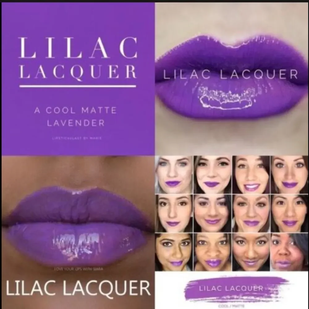 SeneGence Lilac Lacquer LipSense New Sealed Limited Edition